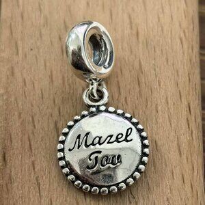 Pandora Mazel Jau You Charm Travel Pendant, S925 Silver Bracelets